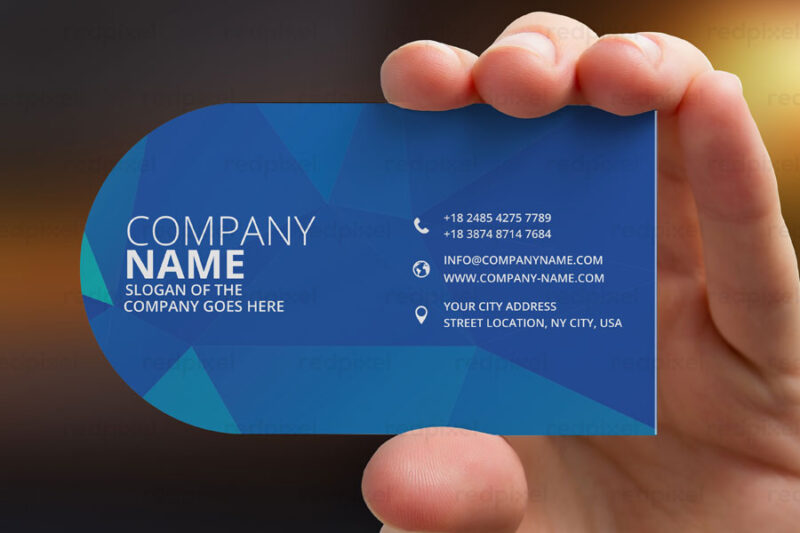 Die-Cut business Card
