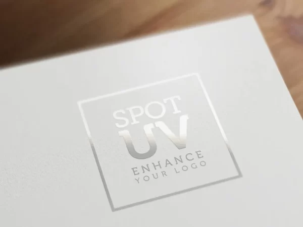 Spot UV Effect on Letteahead Envelope and Business Card