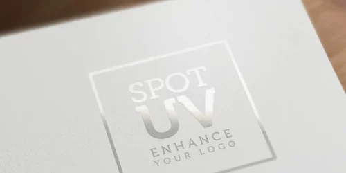 Spot UV Effect on Letteahead Envelope and Business Card