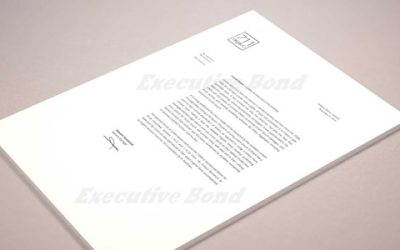 Executive bond letterhead printing