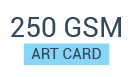Standard Art Card 250gsm
